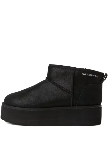 Ботуши Karl Lagerfeld на платформе черно