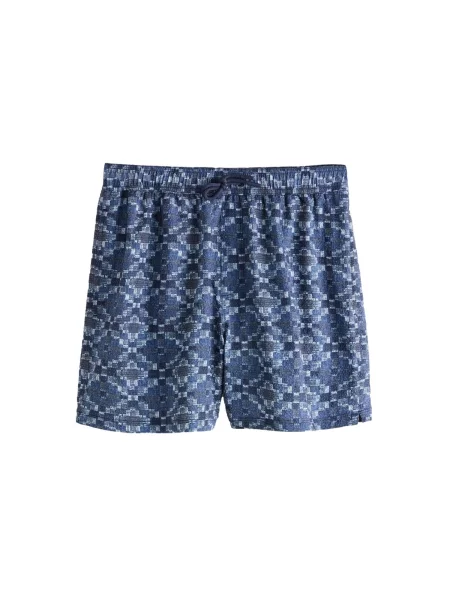 Next Plavecké šortky Navajo námořnická modř / indigo / pastelová modrá