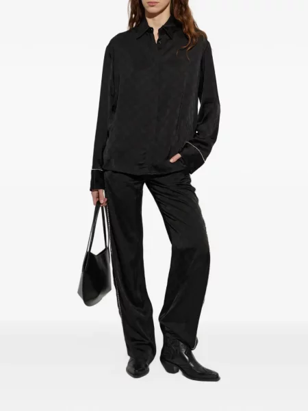 Jacquard nadrág Off-white fehér