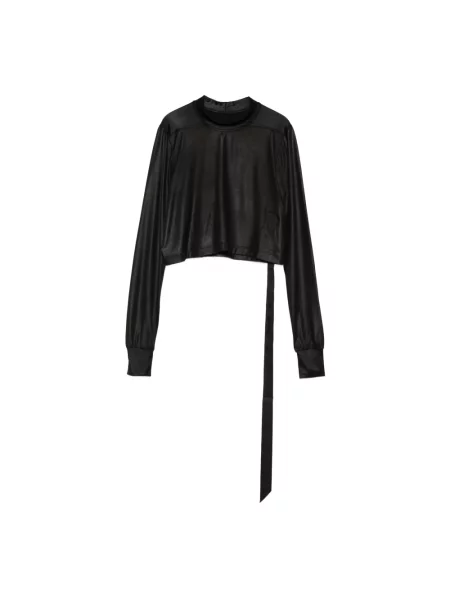 Bluza Rick Owens o skróconej długości czarna