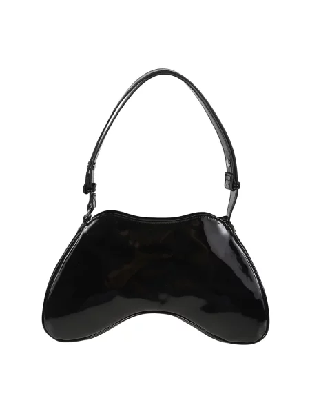 Torebka skórzana Diesel skórzana czarna