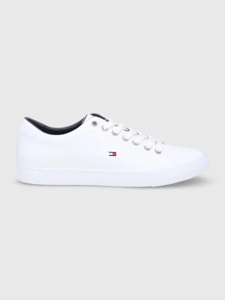 Tommy Hilfiger Teniși ESSENTIAL SN cu adaos de piele alb