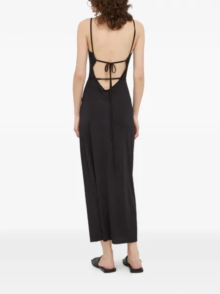 Odgovarati midi haljina Résumé iznad koljena crna