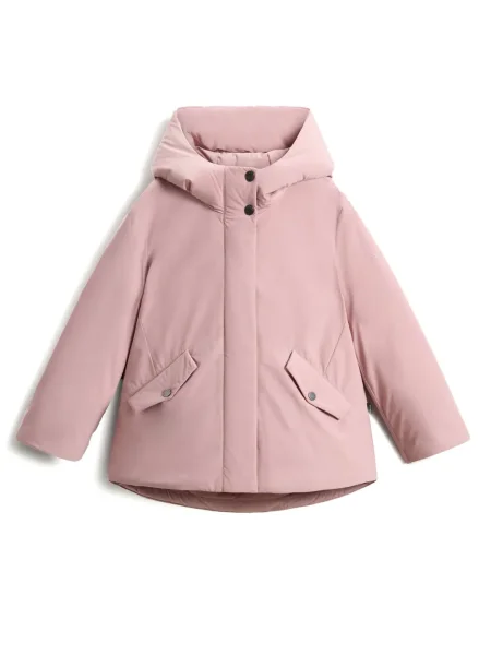Kurtka dziecięca Woolrich różowa
