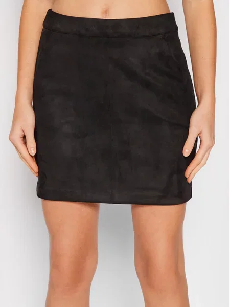 Kratak mini suknja Vero Moda crna