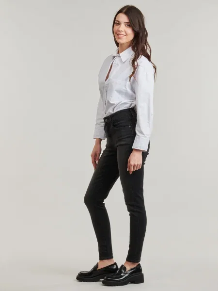 Blugi skinny Levi's® cu talie înaltă negru