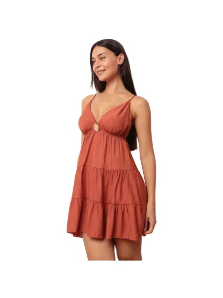 Rochie La Modeuse portocaliu