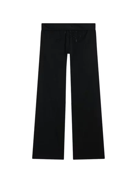 Pantaloni Juicy Couture cu legături negru