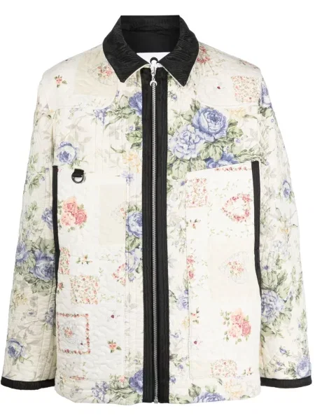 Geacă Marine Serre cu model floral cu imagine