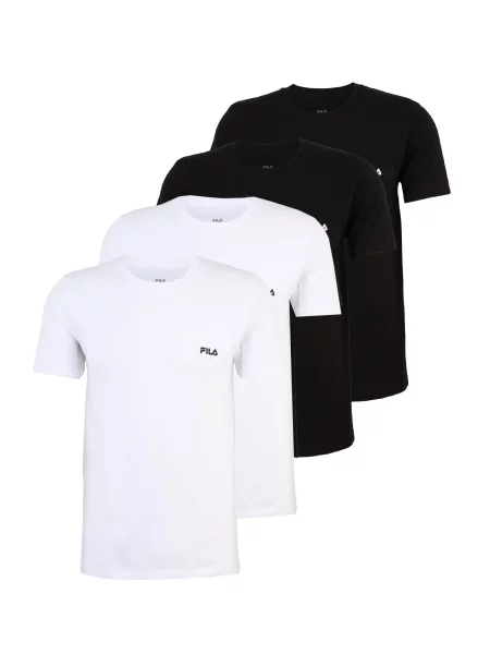FILA Tricou negru alb