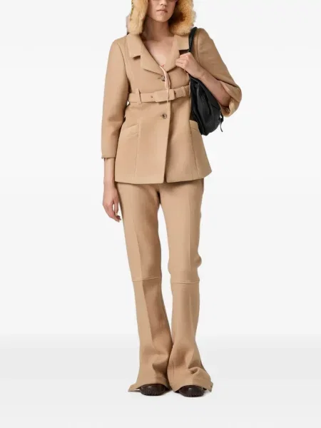 Pantaloni Miu Miu de lână