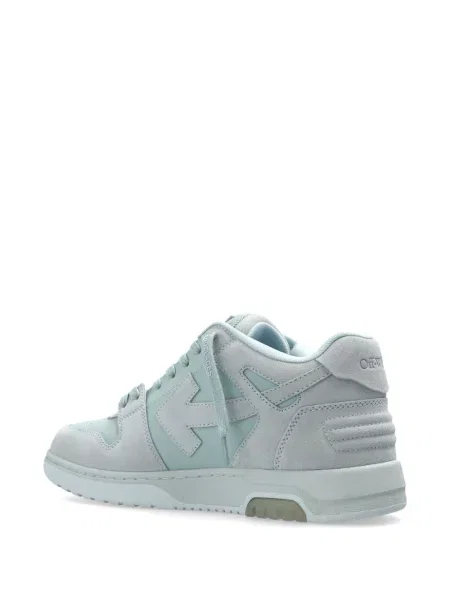 Szarvasbőr aplikált business sneaker Off-white fehér