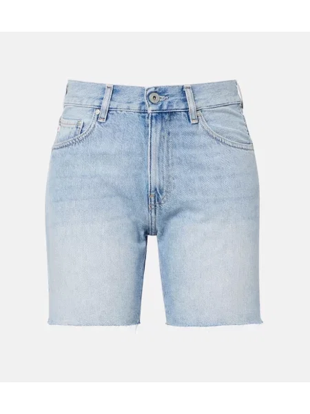 Pantaloni scurți din denim Ag Jeans albastru
