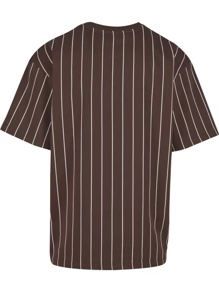 Karl Kani Majica Essential temno rjava bela