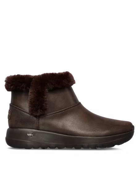 Botki Skechers brązowe