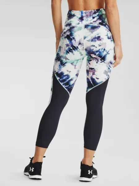 Orezané legíny Under Armour s potlačou čierna