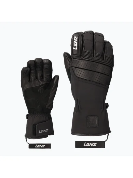 Мъжки скиорски ръкавици Lenz Think About black черно