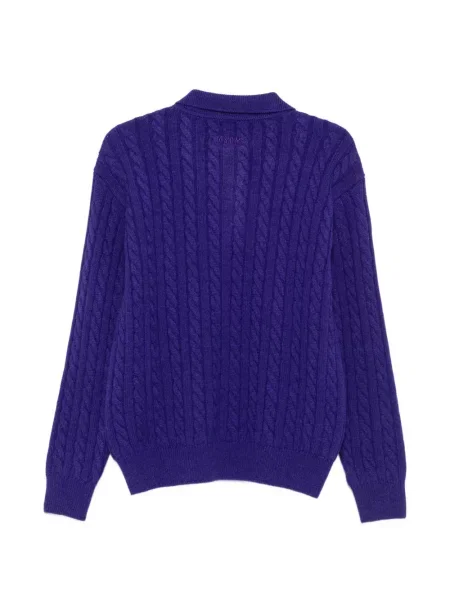 Gulerat tricou polo Msgm violet