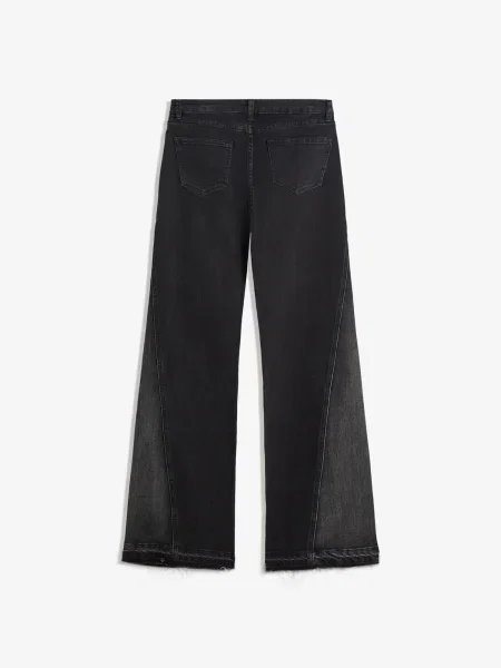 Bershka Džínsy denim čierny