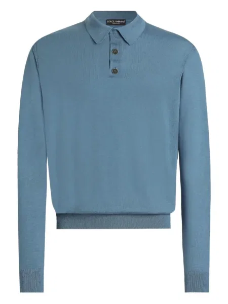 Polo Dolce & Gabbana tricotate albastru