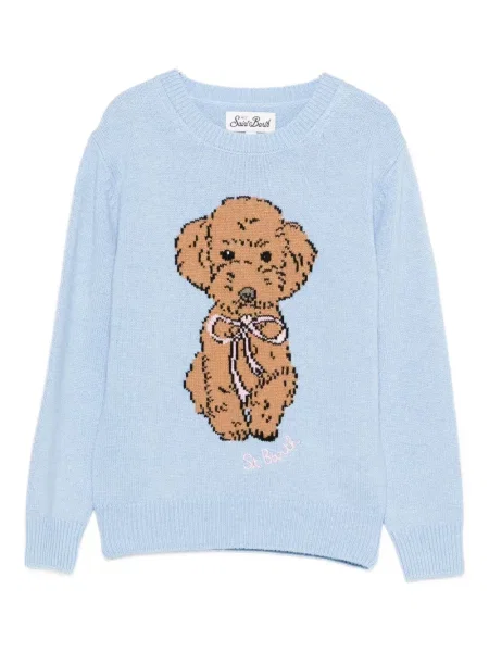Sweter dziecięcy Mc2 Saint Barth niebieski