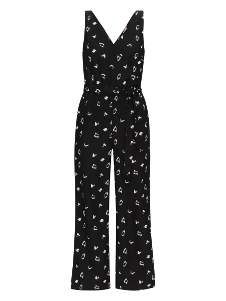 QS Kombinezon črna bela