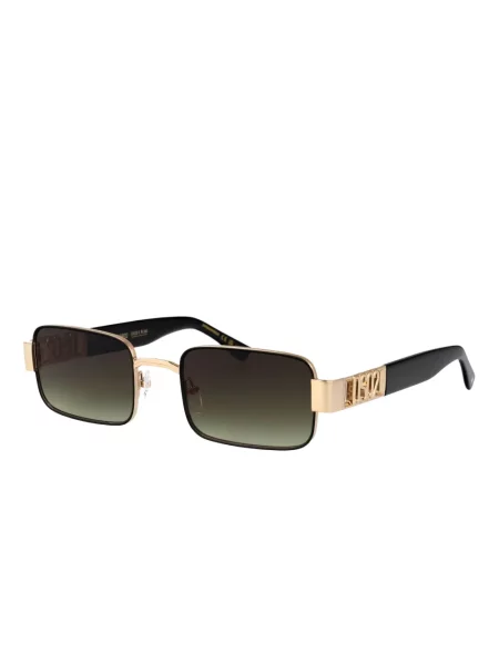 Ochelari de soare dreptunghiulari Dsquared2 Eyewear cu autograf negru