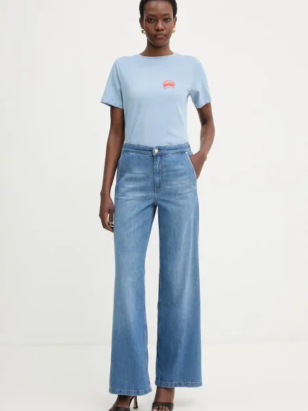IBlues джинси wide leg NINABLUE