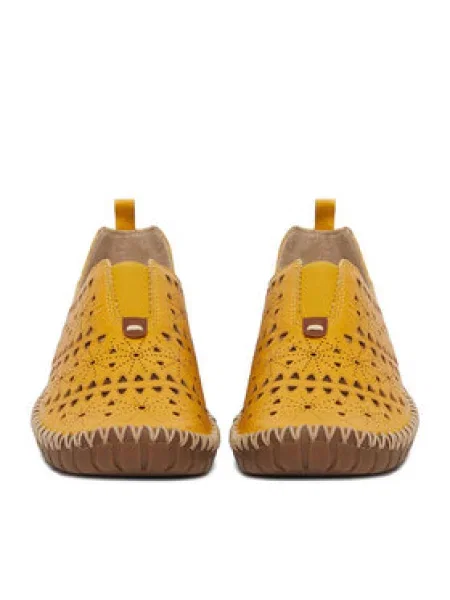Poltopánky Rieker žltá