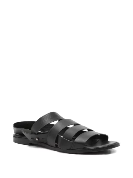 Sandale Megumi Ochi din piele slingback negru