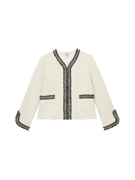 Kurtka Ines De La Fressange Paris beżowa