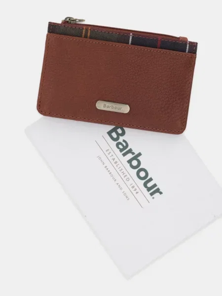 Barbour bőr pénztárca barna