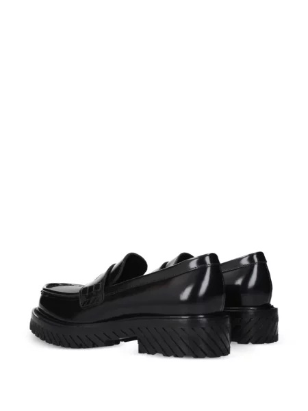 Bőr loafer Off-white fehér