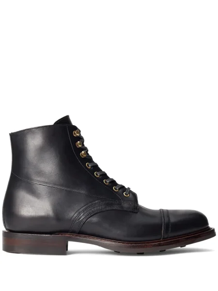 Botine Ralph Lauren Rrl din piele negru