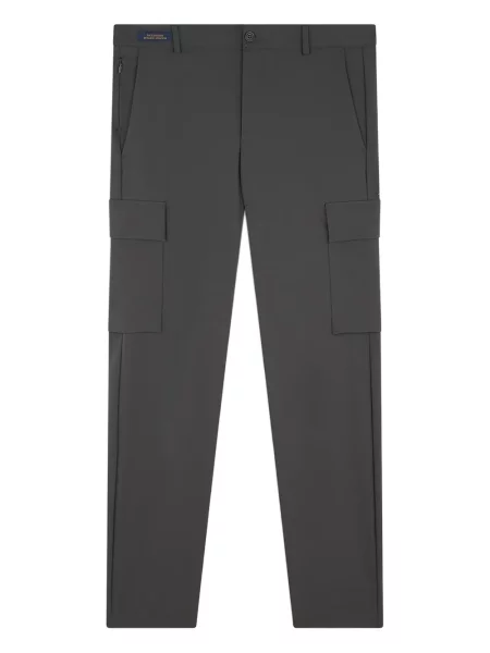 Pantaloni cargo Paul & Shark stretch verde