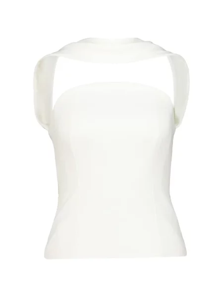Bluză Roland Mouret alb