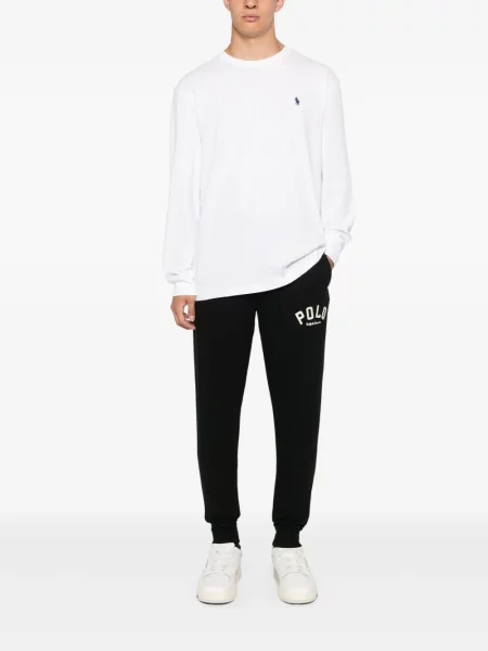 Běžecké polotričko Polo Ralph Lauren s výšivkou černé