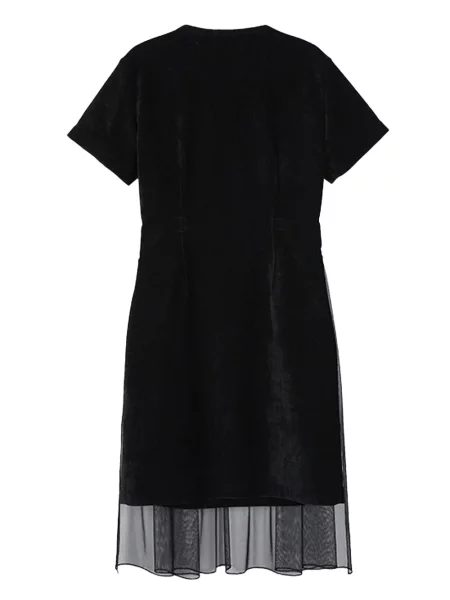 Rochie midi Andersson Bell plasă până la genunchi de costum negru