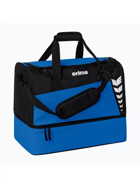 Torba sportowa z dolną przegrodą Erima Six Wings czarna