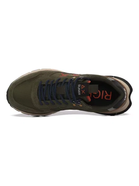 Pantofi Sun68 verde