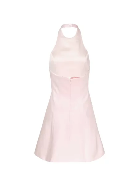 Rochie mini Stolen Stores cu funde cu gât halter roz