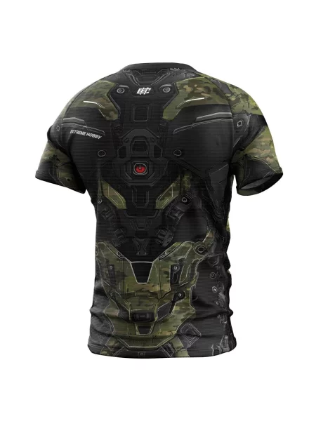 Koszulka Sportowa Techniczna EXTREME HOBBY IRON FORCE zielona