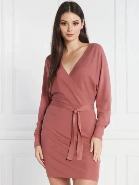 Liu Jo Rose Rochie cu cordon roz