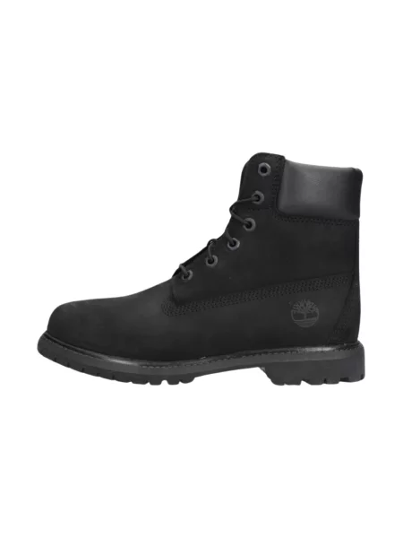 Botki Timberland na płaskim obcasie wodoszczelne czarne