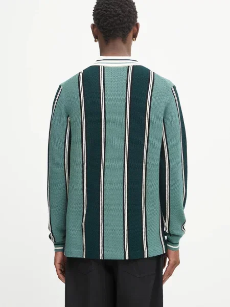 Filling Pieces sweter z Knit Football Jersey zielony