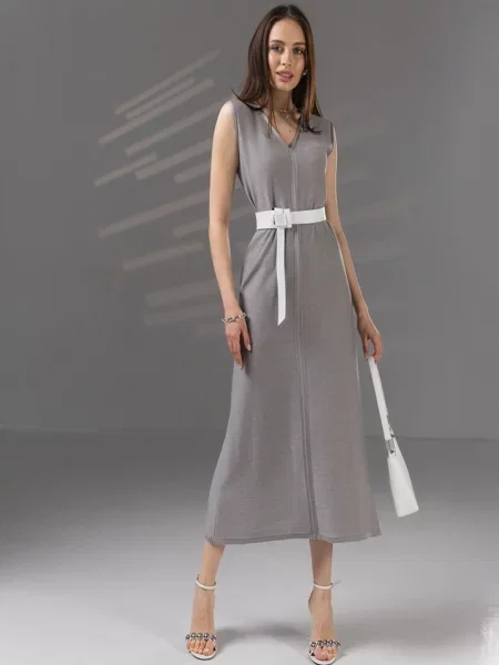 Сукня міді TrikoBakh сірий