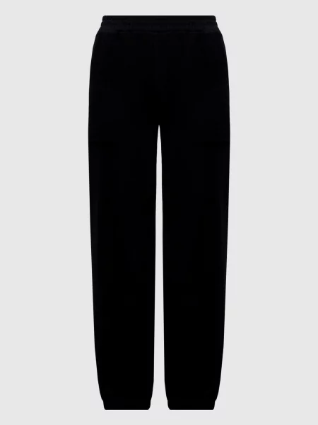 Спортивні штани з логотипом Twinset чорні