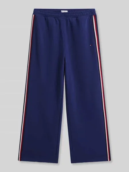 Tommy Hilfiger Spodnie dresowe Wide Leg niebieski