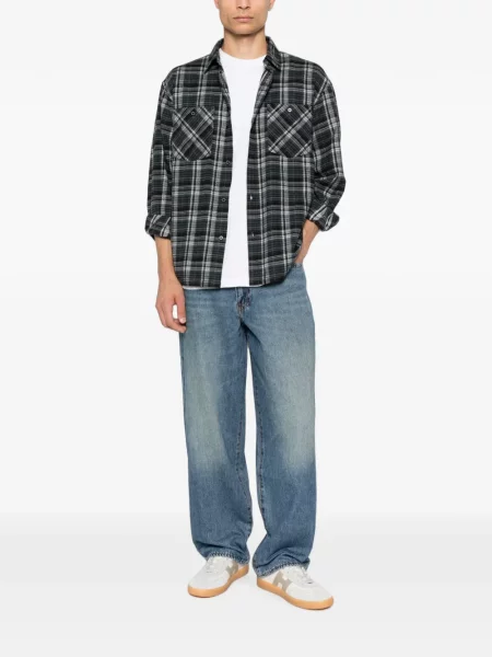 Blugi cu picior larg Levi's® de catifea cord maro
