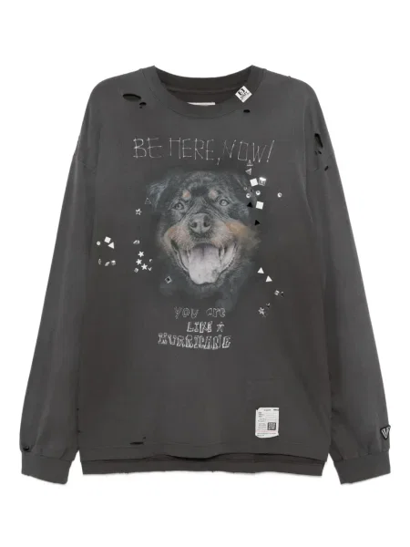 Tricou Maison Mihara Yasuhiro cu imagine gri